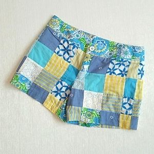 100% Cotton Lightweight Patchwork Shorts